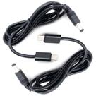 (Pacote com 2) Cabo de alimentação JacobsParts 12V USB C Type-C PD 5A 1m