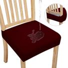 Pacote com 2 capas de assento de cadeira Easy-Going Wine