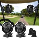 Pacote com 2 clipes magnéticos em ventilador para carrinho de golfe MAGOLFIN com 12000mAh Pacote com 2 clipes magnéticos em ventilador para carrinho de golfe MAGOLFIN com 12000mAh