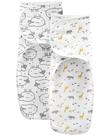 Pacote com 2 cobertores Swaddle Simple Joys da Carter's Baby