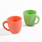 Pacote com 2 copos de treino de silicone Vemolea de 320 ml com alças