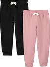Pacote com 2 corredores Simple Joys by Carter's Fleece para meninas de 18 meses
