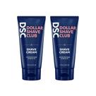 Pacote com 2 cremes de barbear Dollar Shave Club com babosa e óleos