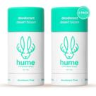 Pacote com 2 desodorantes Hume Supernatural Roll On Alumínio, 60 ml