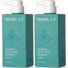 Pacote com 2 esfoliantes de ácido glicólico Body Scrub Medix 5.5