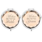 Pacote com 2 espelhos de maquiagem Deurnew Mother of the Noive/Groom