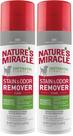 Pacote com 2 espumas para remover manchas e odores Nature's Miracle, 520 ml Pacote com 2 espumas para remover manchas e odores Nature's Miracle, 520 ml