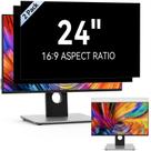 Pacote com 2 Filtro de tela de privacidade de computador de 24" para monitor 16:9
