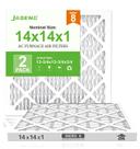 Pacote com 2 filtros de ar JASENG 14x14x1 MERV 8 HVAC
