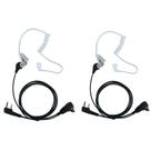 Pacote com 2 fones de ouvido Walkie Talkie PTT Sarcia para Baofeng