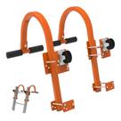 Pacote com 2 ganchos de escada de telhado Homydom Heavy Duty Steel