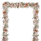Pacote com 2 Garland DearHouse, 3,6 m, folha de ácer branca e laranja