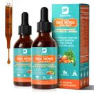 Pacote com 2 gotas de suplemento B BEWORTHS Sea Moss Drops com óleo de semente preta