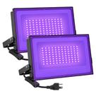 Pacote com 2 holofotes LED de luz negra Onforu, IP66, impermeáveis, 110V