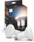 Pacote com 2 lâmpadas inteligentes Philips Hue White Ambiance BR30 LED