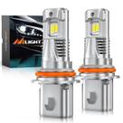 Pacote com 2 lâmpadas Nilight 9004 Halogen 17000LM 6000K Cool White