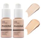 Pacote com 2 maquilhagem de base PHOERA 24HR Oil Control (101 porcelana e 102 nude) Pacote com 2 maquilhagem de base PHOERA 24HR Oil Control (101 porcelana e 102 nude)