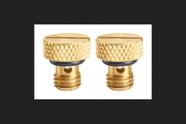 Pacote com 2 parafusos de sangramento Valve Orbit Bleed Screw em latão para irrigação Pacote com 2 parafusos de sangramento Valve Orbit Bleed Screw em latão para irrigação