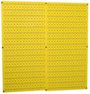 Pacote com 2 Pegboard Wall Control Yellow Metal