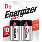Pacote com 2 pilhas Energizer MAX D Cell Alkaline Pacote com 2 pilhas Energizer MAX D Cell Alkaline