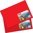 Pacote com 2 placas de artesanato Floortex Bubbalux Heart Red Letter Pacote com 2 placas de artesanato Floortex Bubbalux Heart Red Letter