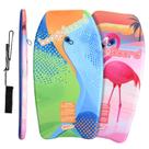 Pacote com 2 pranchas de bodyboard Wham-O Boogie Board 33" com coleira de pulso