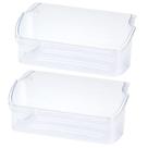 Pacote com 2 prateleiras de compartimento para porta de geladeira para Frigidaire Kenmore