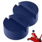 Pacote com 2 protetores de borracha universal Floor Jack Pad DEDC