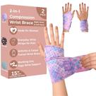 Pacote com 2 pulseiras Carpal Tunnel para mulheres Activery Co.