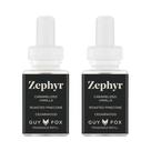 Pacote com 2 recargas de perfume Pura Guy Fox Zephyr, 120 horas