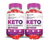 (Pacote com 2) Ripped Results Keto ACV Gummies Extreme 2000mg