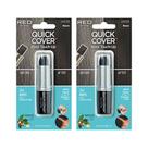Pacote com 2 Root Touch Up Stick Red by Kiss Quick Cover Black