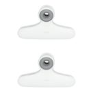Pacote com 2 sacos/clipes de plástico OXO Good Grips - branco