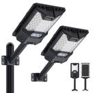 Pacote com 2 sensores de movimento LED Solar Street Light QMXINEYU 20000LM