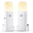 Pacote com 2 sensores de movimento recarregáveis Night Light CREWEEL