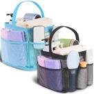 Pacote com 2 Shower Caddy da EUDELE, malha com 8 bolsos