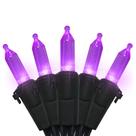 Pacote com 2 String Lights MULTI-SPARKING, 100 LEDs roxos de 10 m