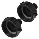 Pacote com 2 unidades, adaptador de conector de sacola IMPRESA, mangueira de 2" NPT para 3/4" Pacote com 2 unidades, adaptador de conector de sacola IMPRESA, mangueira de 2" NPT para 3/4"