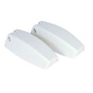 Pacote com 2 unidades Camco RV Baggage Door Catch Polar White Durable Pacote com 2 unidades Camco RV Baggage Door Catch Polar White Durable