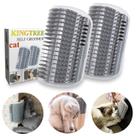 Pacote com 2 unidades Cat Corner Scratcher Self Groomer Kingtree com Catnip
