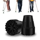 Pacote com 2 unidades de borracha Cane Tips Supergear de 7/8 polegadas para muletas Pacote com 2 unidades de borracha Cane Tips Supergear de 7/8 polegadas para muletas