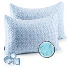 Pacote com 2 unidades de espuma viscoelástica triturada ajustável Pillow Puredown Pacote com 2 unidades de espuma viscoelástica triturada ajustável Pillow Puredown