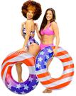Pacote com 2 unidades de luxo Pool Float Monsoon Citrus para crianças e adultos
