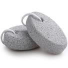 Pacote com 2 unidades de pedra-pomes Borogo Natural Lava para pés e mãos