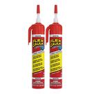 Pacote com 2 unidades de polímero híbrido impermeável Caulk Flex Seal branco de 270 ml