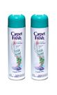 Pacote com 2 unidades de purificador e spray desodorizante Carpet Fresh