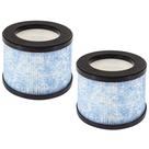 Pacote com 2 unidades de substituição do filtro purificador de ar LHARI H13 MA-01CW