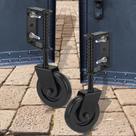 Pacote com 2 unidades Gate Caster Wheel Real Fancy Spring Loaded de 4,3 polegadas Pacote com 2 unidades Gate Caster Wheel Real Fancy Spring Loaded de 4,3 polegadas