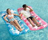 Pacote com 2 unidades infláveis Pool Float Lounge Jasonwell para adultos