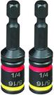 Pacote com 2 unidades reversíveis Hex Chuck Driver Malco MSHC 1/4 e 5/16
